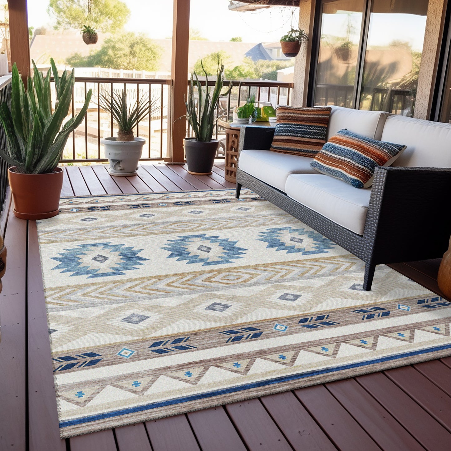 Indoor/Outdoor Phoenix PH3 Ivory Washable