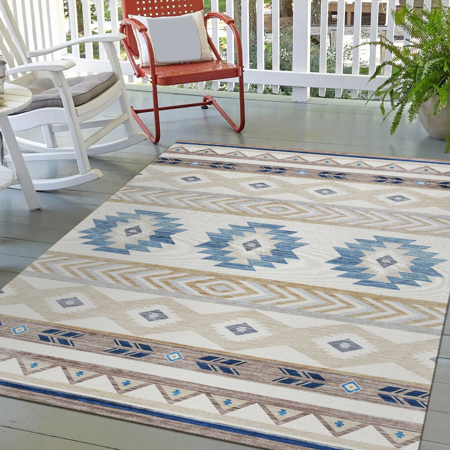 Indoor/Outdoor Phoenix PH3 Ivory Washable