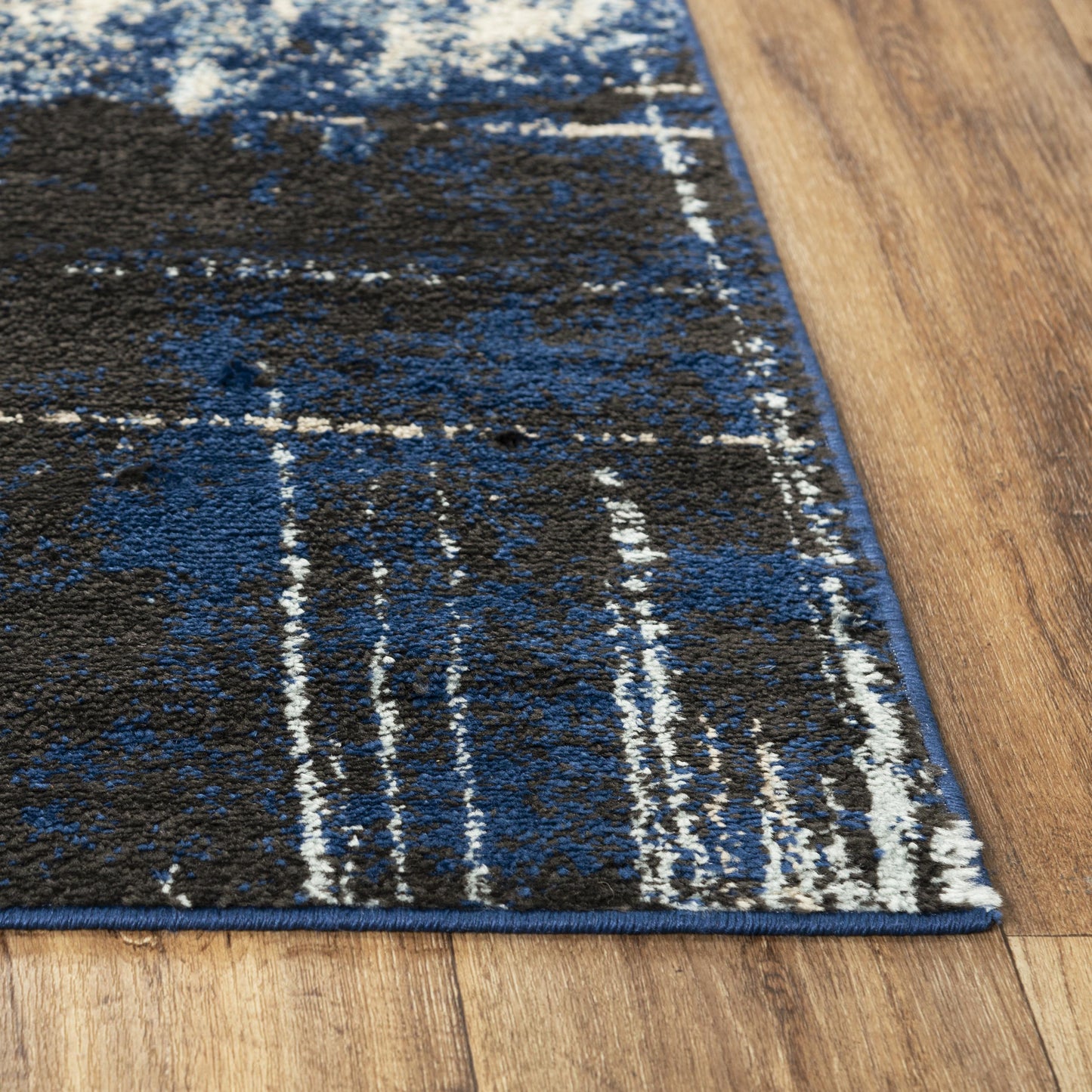 Palace PLC851 Blue Power Loomed Rug - Rizzy