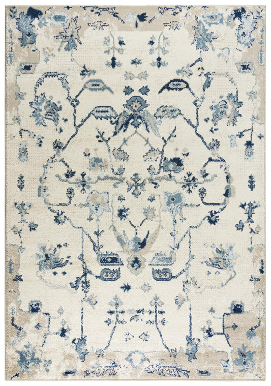 Palace PLC857 Lt. Blue Power Loomed Rug - Rizzy