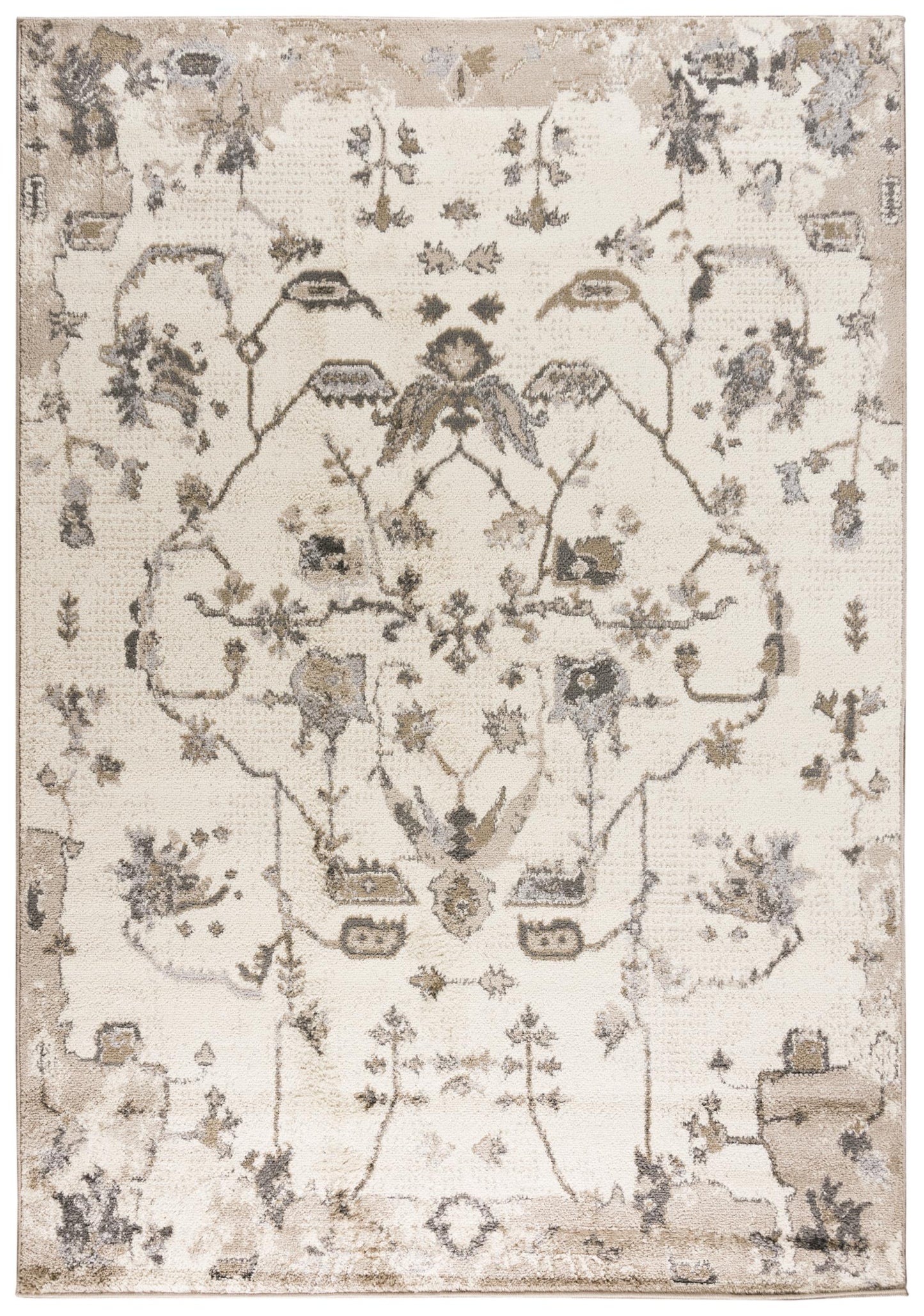 Palace PLC858 Beige Power Loomed Rug - Rizzy