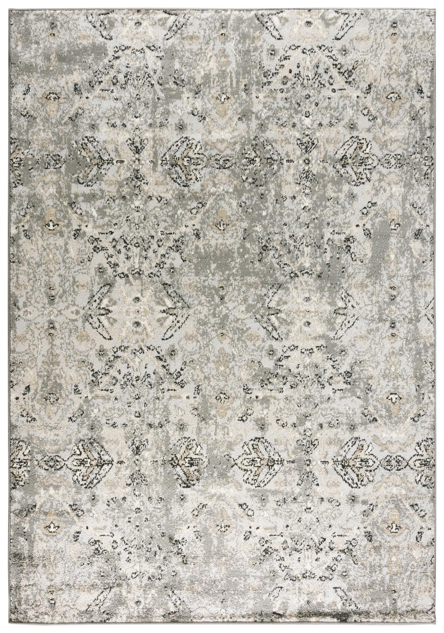 Palace PLC859 D. Gray Power Loomed Rug - Rizzy