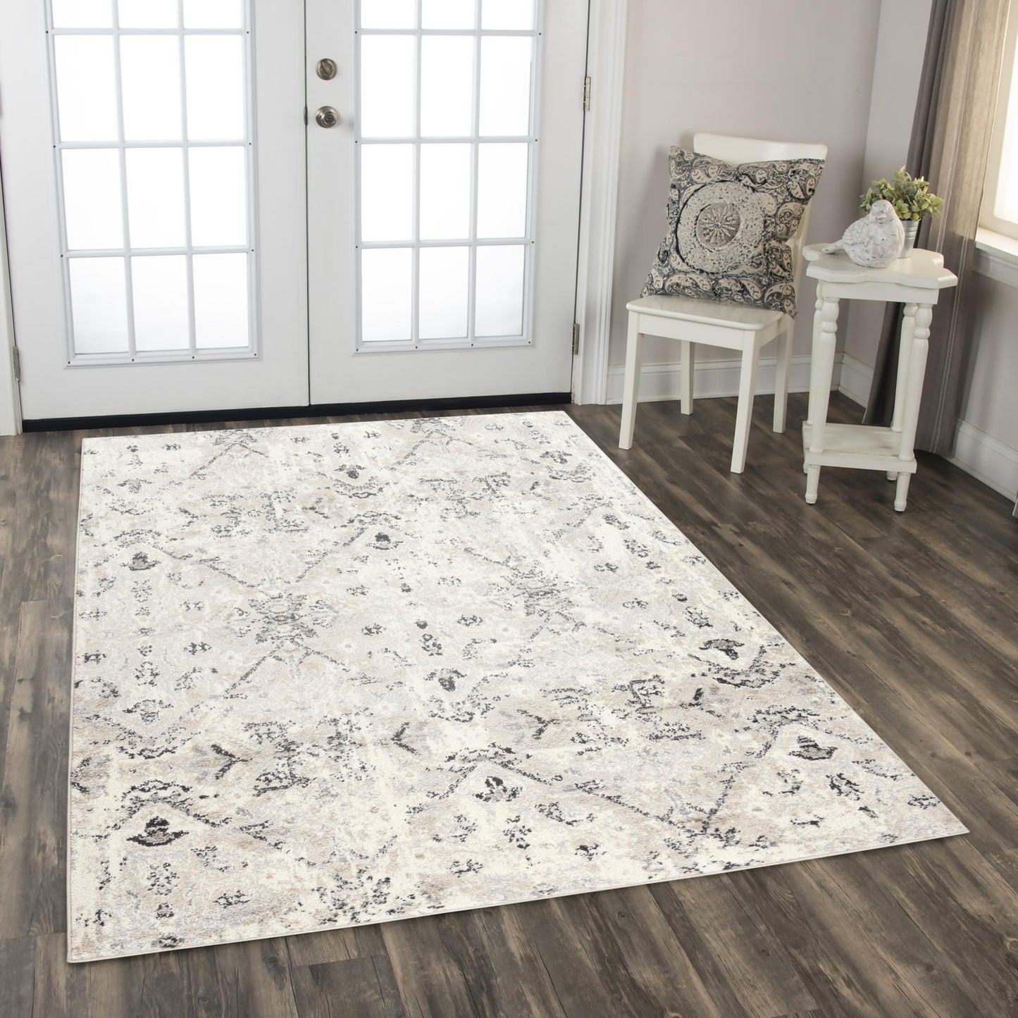 Palace PLC860 Beige Power Loomed Rug - Rizzy