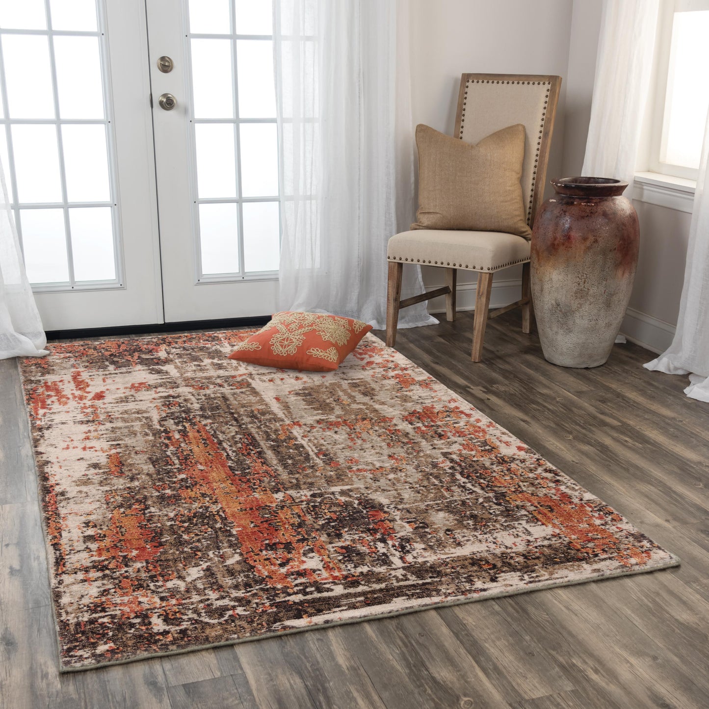 Premier PMR102 Brown Hybrid Rug - Rizzy