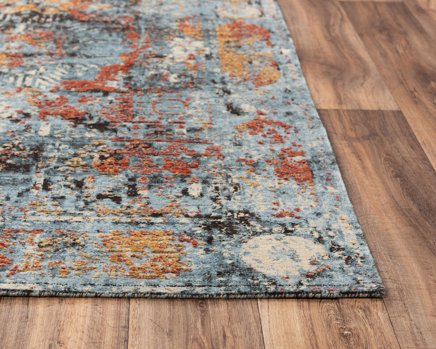 Premier PMR107 Blue Hybrid Rug - Rizzy