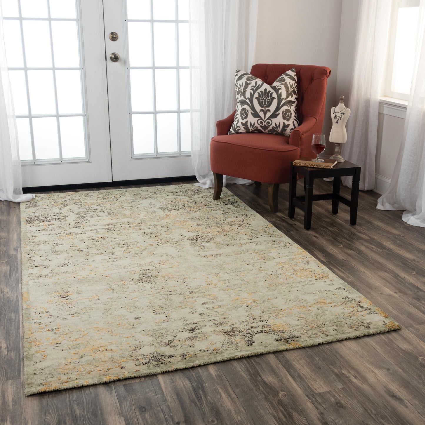 Premier PMR108 Beige Hybrid Rug - Rizzy