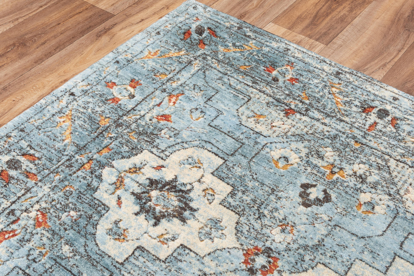 Premier PMR110 Blue Hybrid Rug - Rizzy