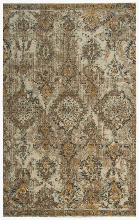 Platinum PNM101 Beige/Brown Hybrid Rug - Rizzy