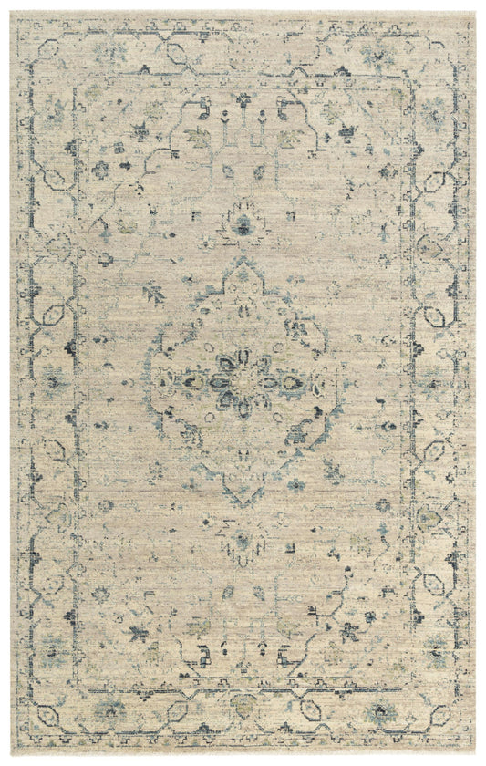 Platinum PNM104 Beige/Green Hybrid Rug - Rizzy