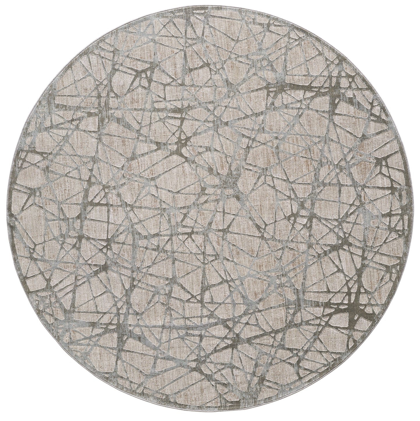 Peyton 4002 Beige Abstract Machine Woven Performance Area Rug - Kas