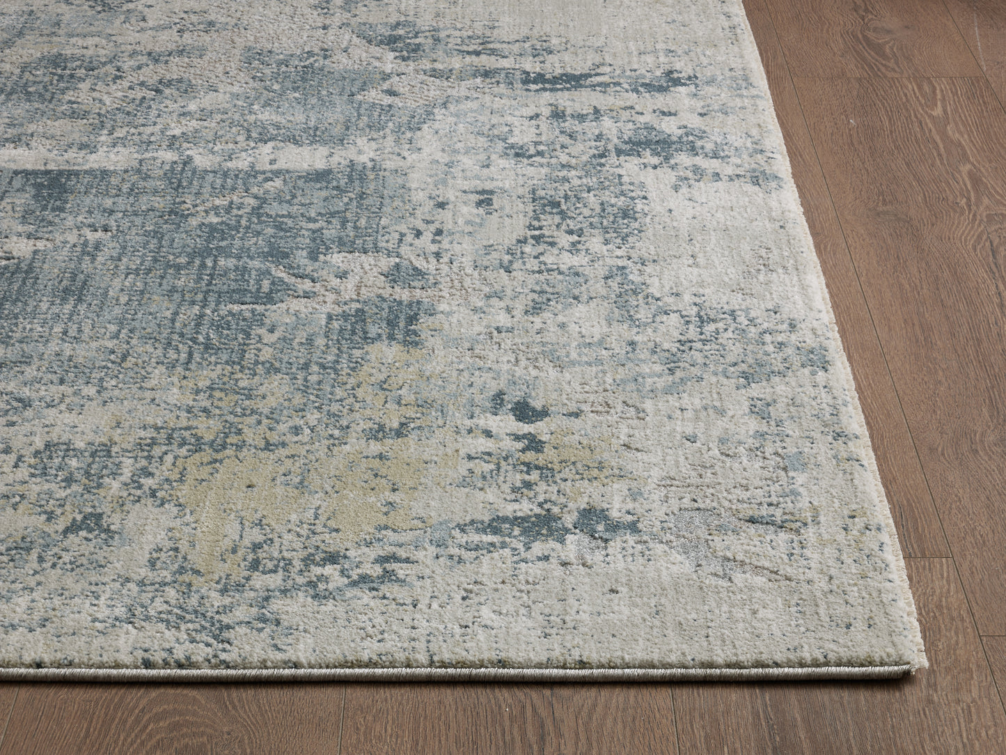 Peyton 4004 Grey Blue Palette Machine Woven Performance Area Rug - Kas