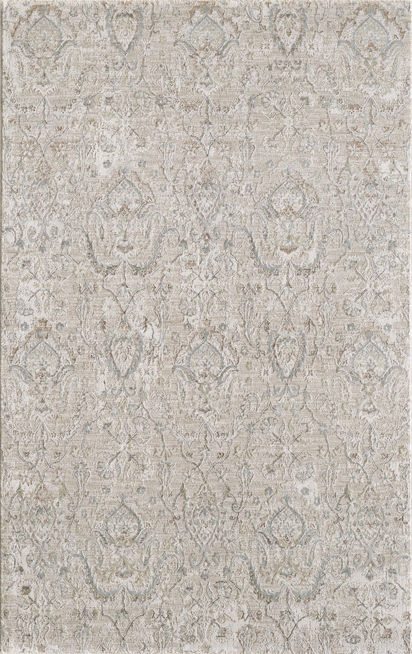 Peyton 4007 Light Moss Rania Machine Woven Performance Area Rug - Kas