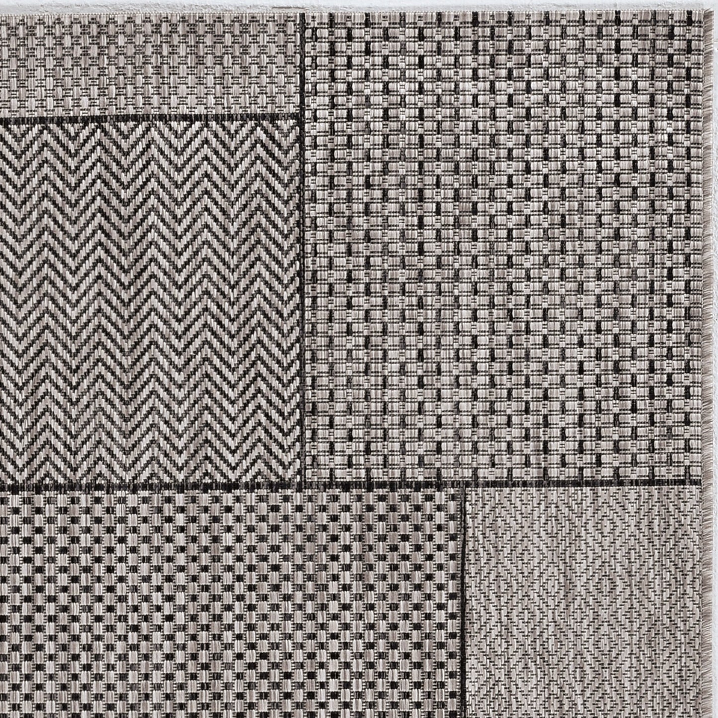 Provo 5769 Grey Gates Machine Woven Performance Area Rug - Kas