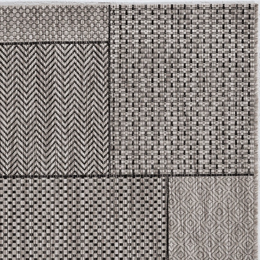 Provo 5769 Grey Gates Machine Woven Performance Area Rug - Kas