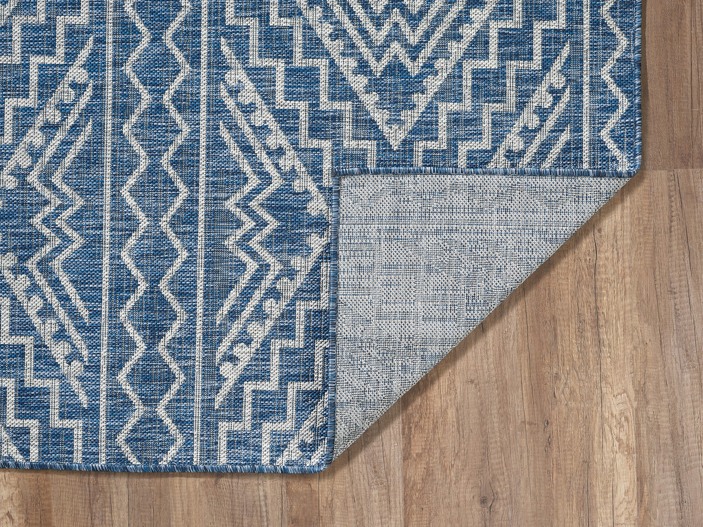 Provo 5778 Blue Quinn Machine Woven Performance Area Rug - Kas