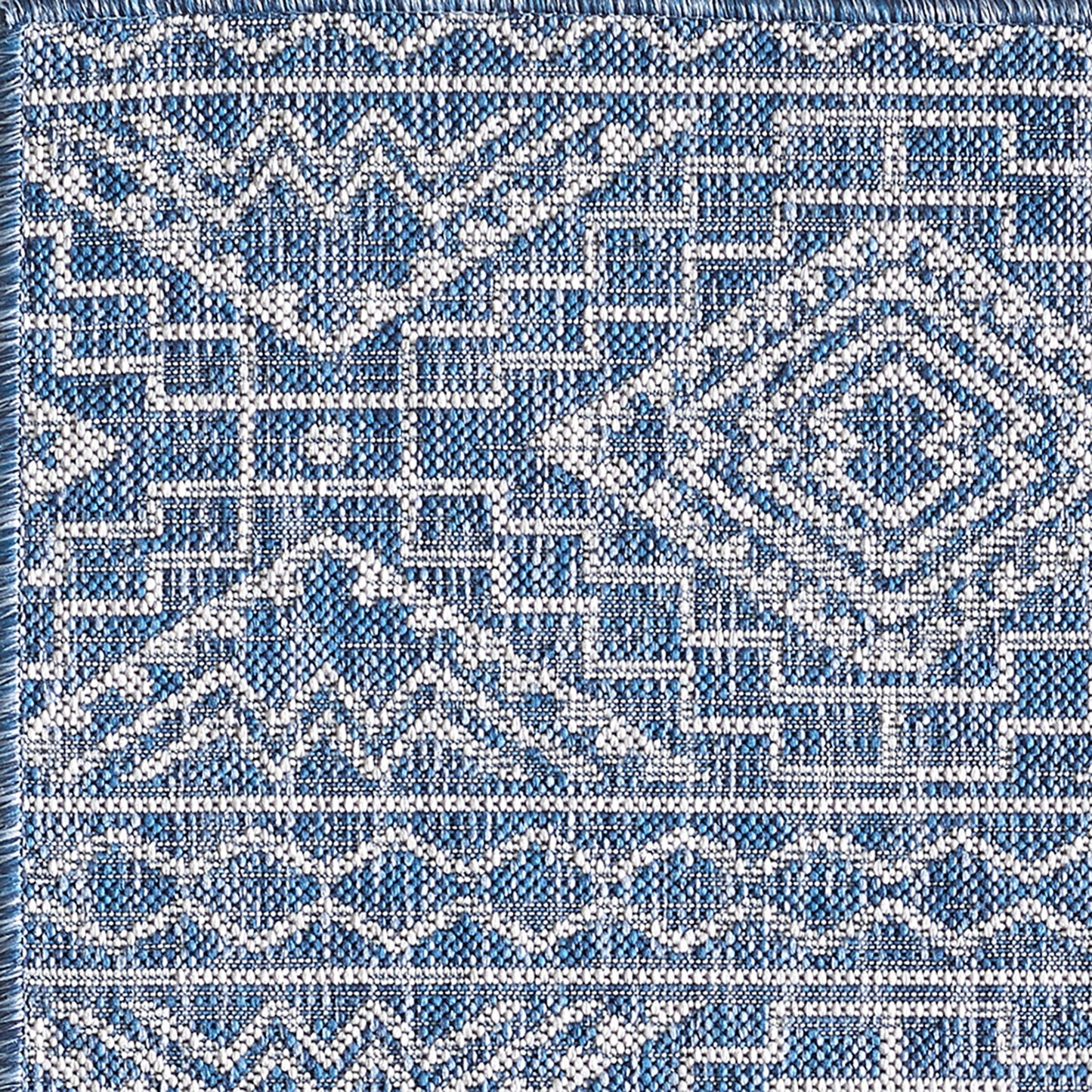 Provo 5778 Blue Quinn Machine Woven Performance Area Rug - Kas