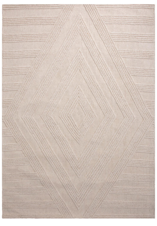 Rio RIO692 Ivory Hand Tufted Rug - Rizzy