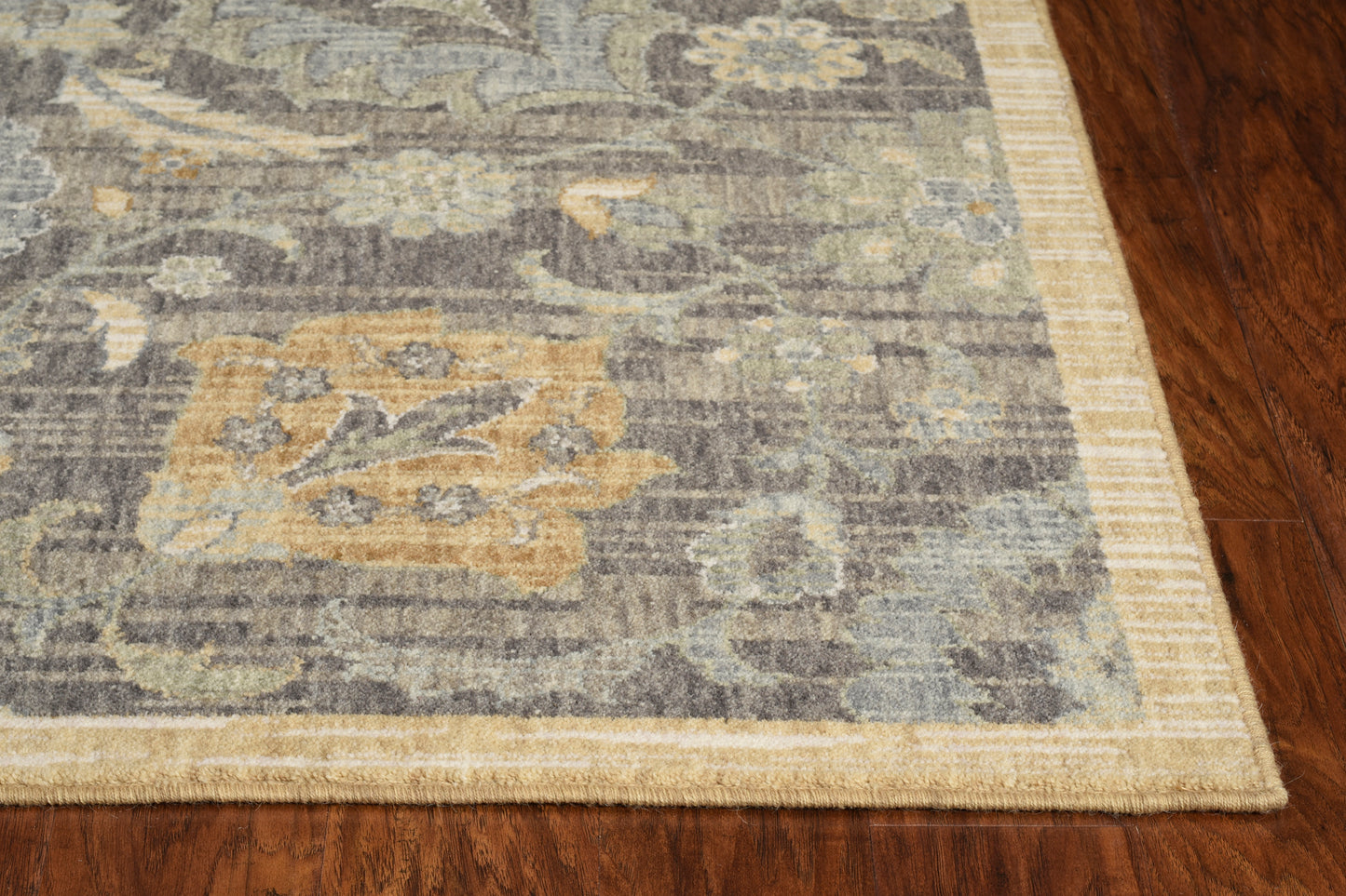 Ria 6823 Taupe Morris Machine Woven Performance Area Rug - Kas