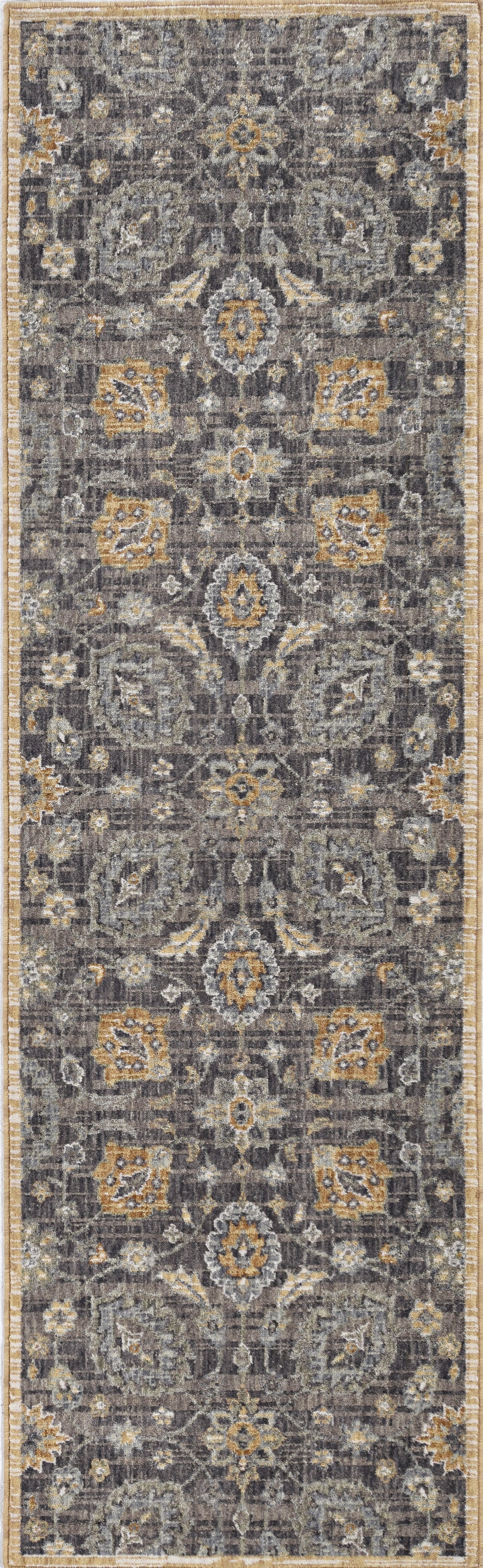 Ria 6823 Taupe Morris Machine Woven Performance Area Rug - Kas