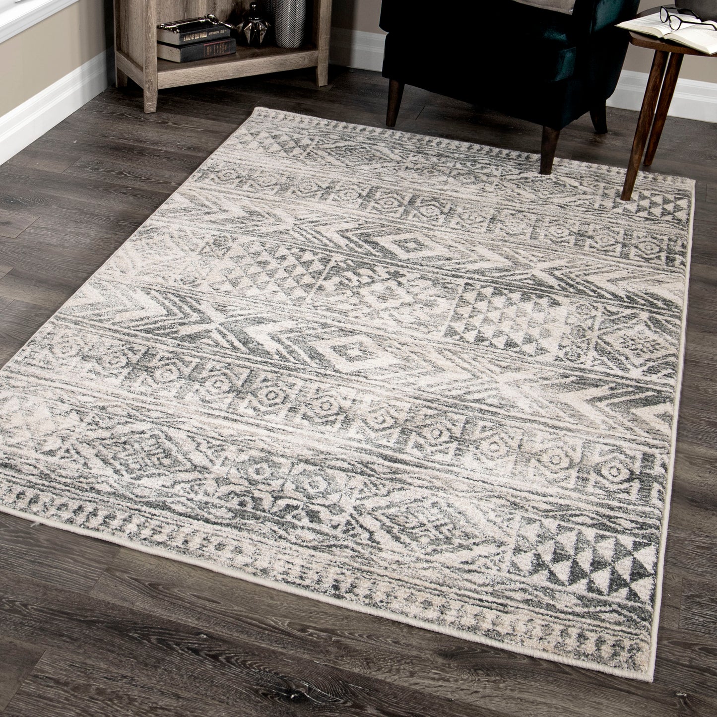 Riverstone 9011 Cloud Grey Rug - Orian