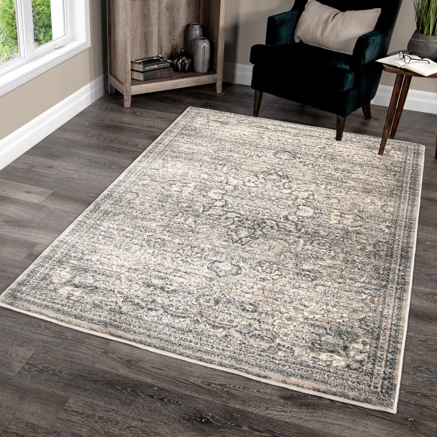 Riverstone 9017 Cloud Grey Rug - Orian