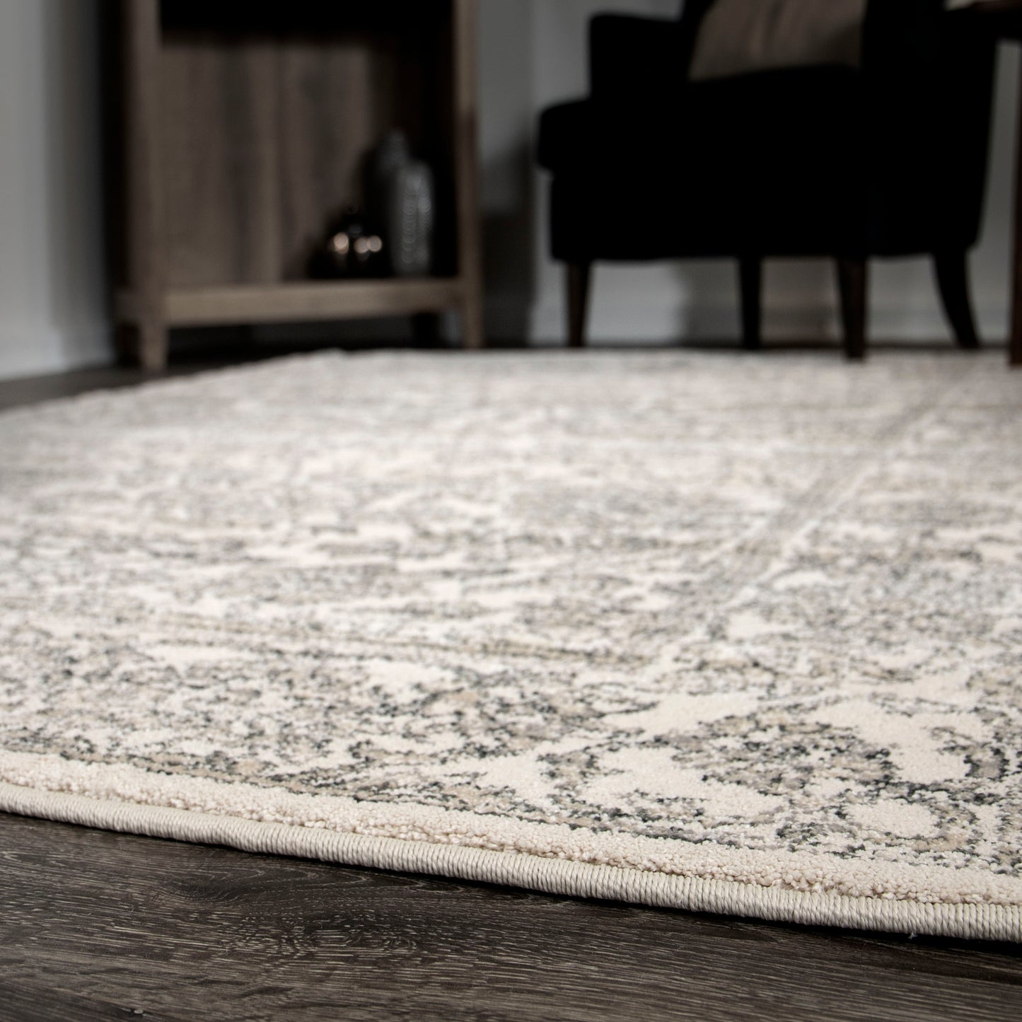 Riverstone 9018 Light Grey Rug - Orian