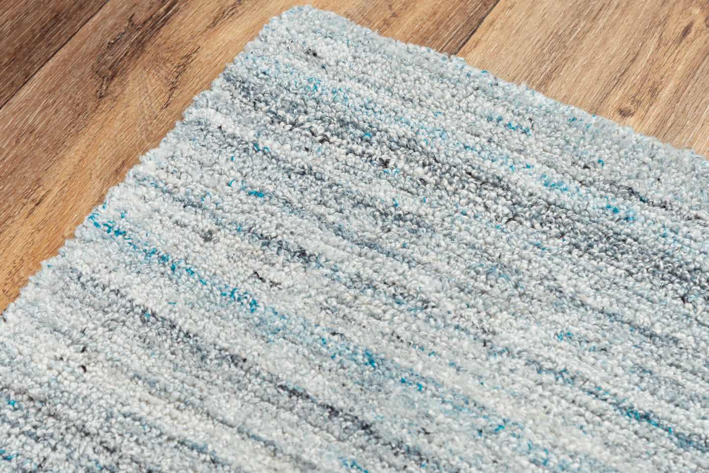 Seasand SEA105 Teal Hand Tufted Rug - Rizzy