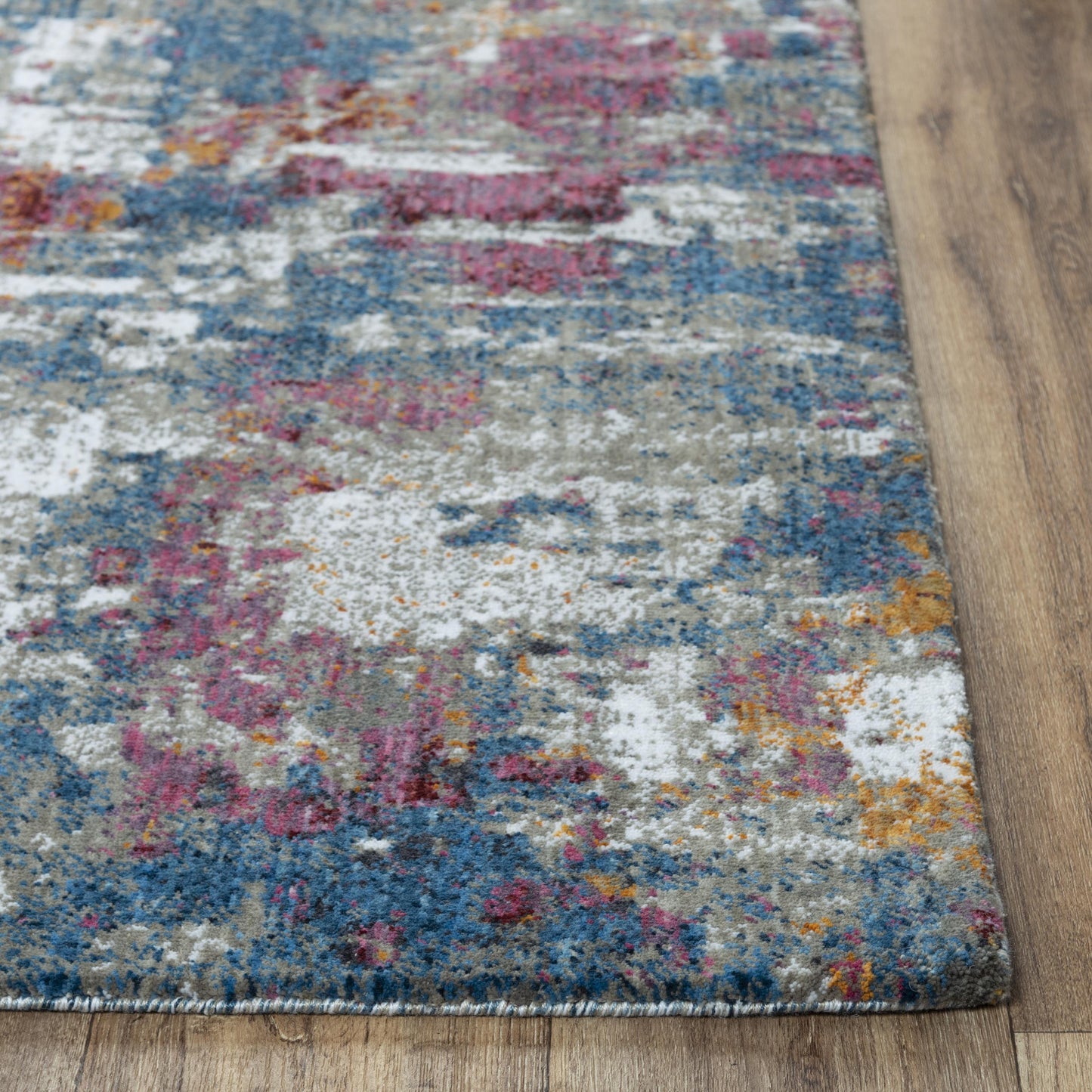 Signature SGN698 Gray/Blue Hybrid Rug - Rizzy