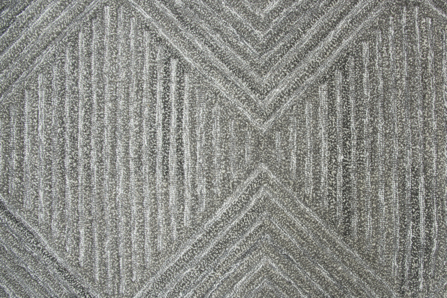 Suffolk SK334A Gray/Natural Hand Tufted Rug - Rizzy