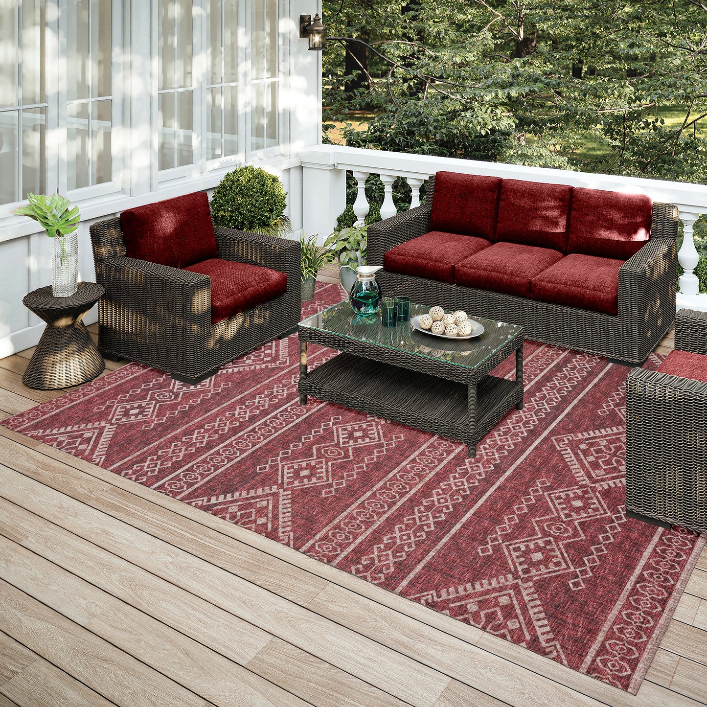 Indoor/Outdoor Sedona SN14 Paprika Washable