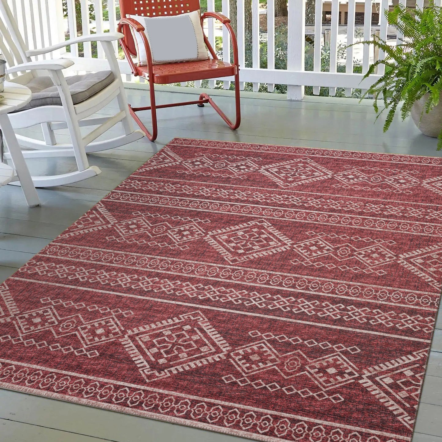 Indoor/Outdoor Sedona SN14 Paprika Washable