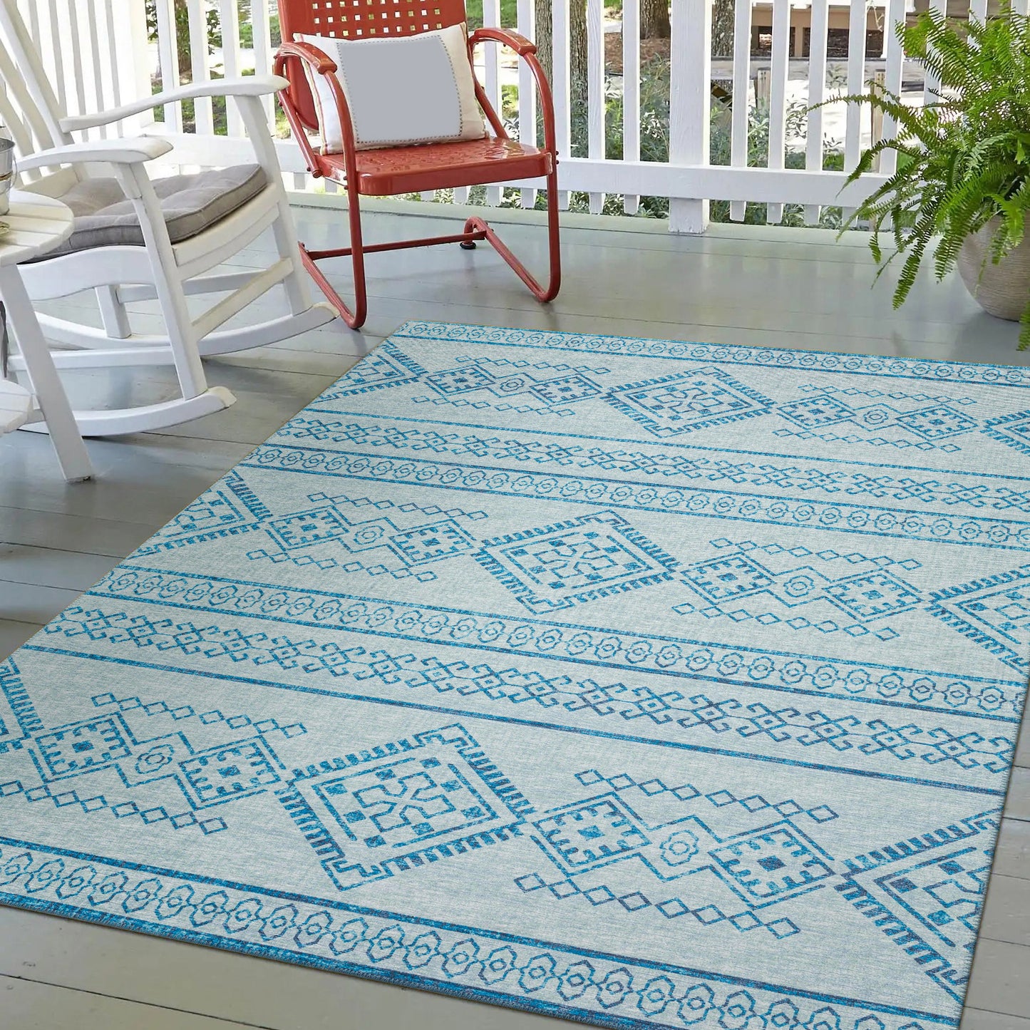 Indoor/Outdoor Sedona SN14 Sky Washable