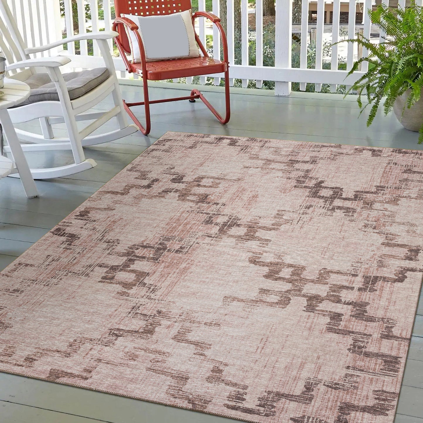 Indoor/Outdoor Sedona SN15 Walnut Washable