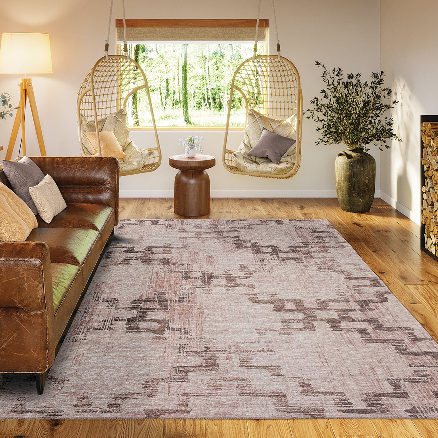 Indoor/Outdoor Sedona SN15 Walnut Washable