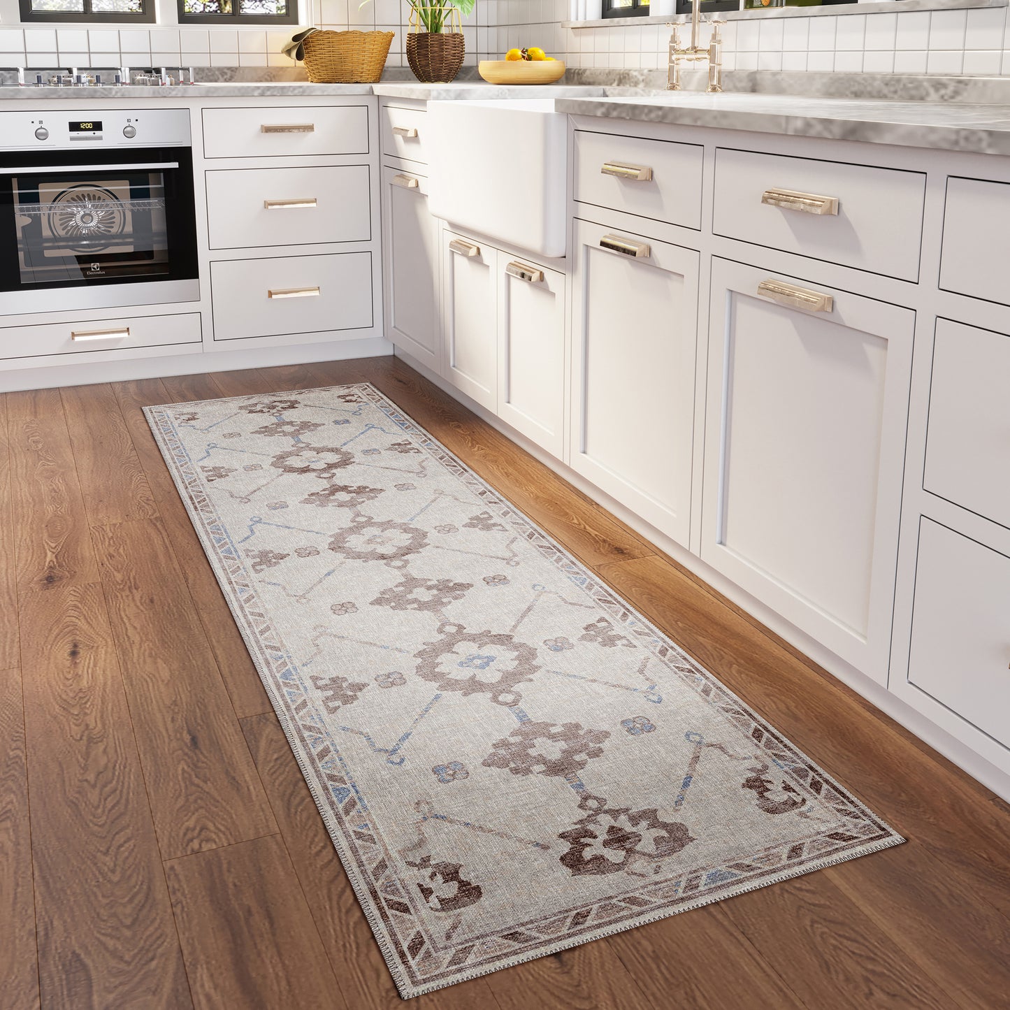 Indoor/Outdoor Sedona SN16 Parchment Washable