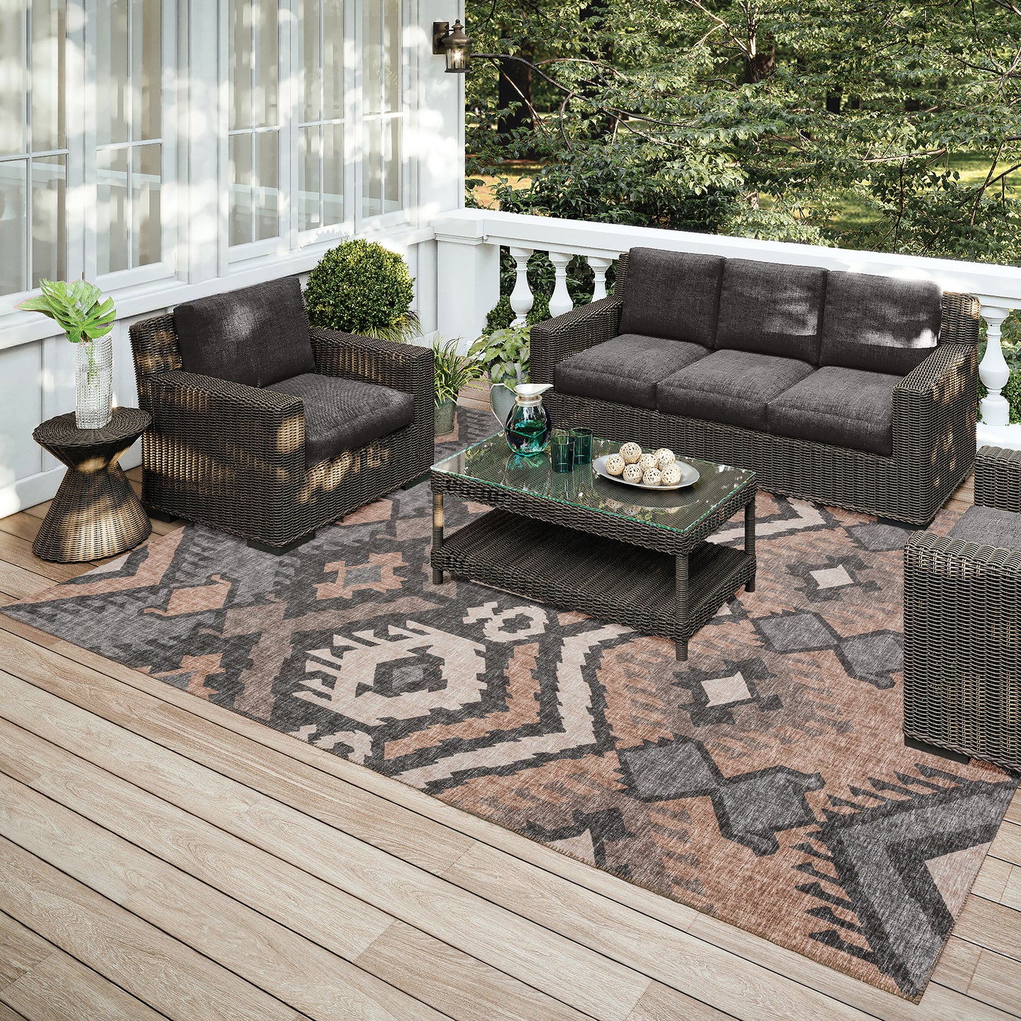 Indoor/Outdoor Sedona SN2 Bison Washable