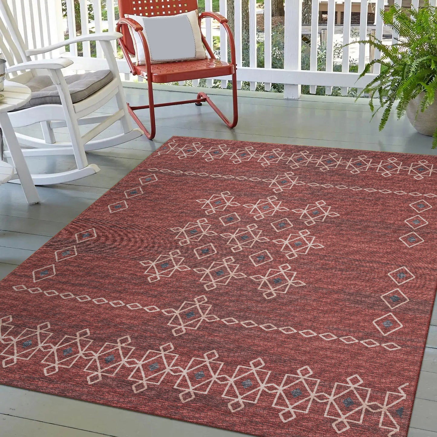 Indoor/Outdoor Sedona SN3 Paprika Washable