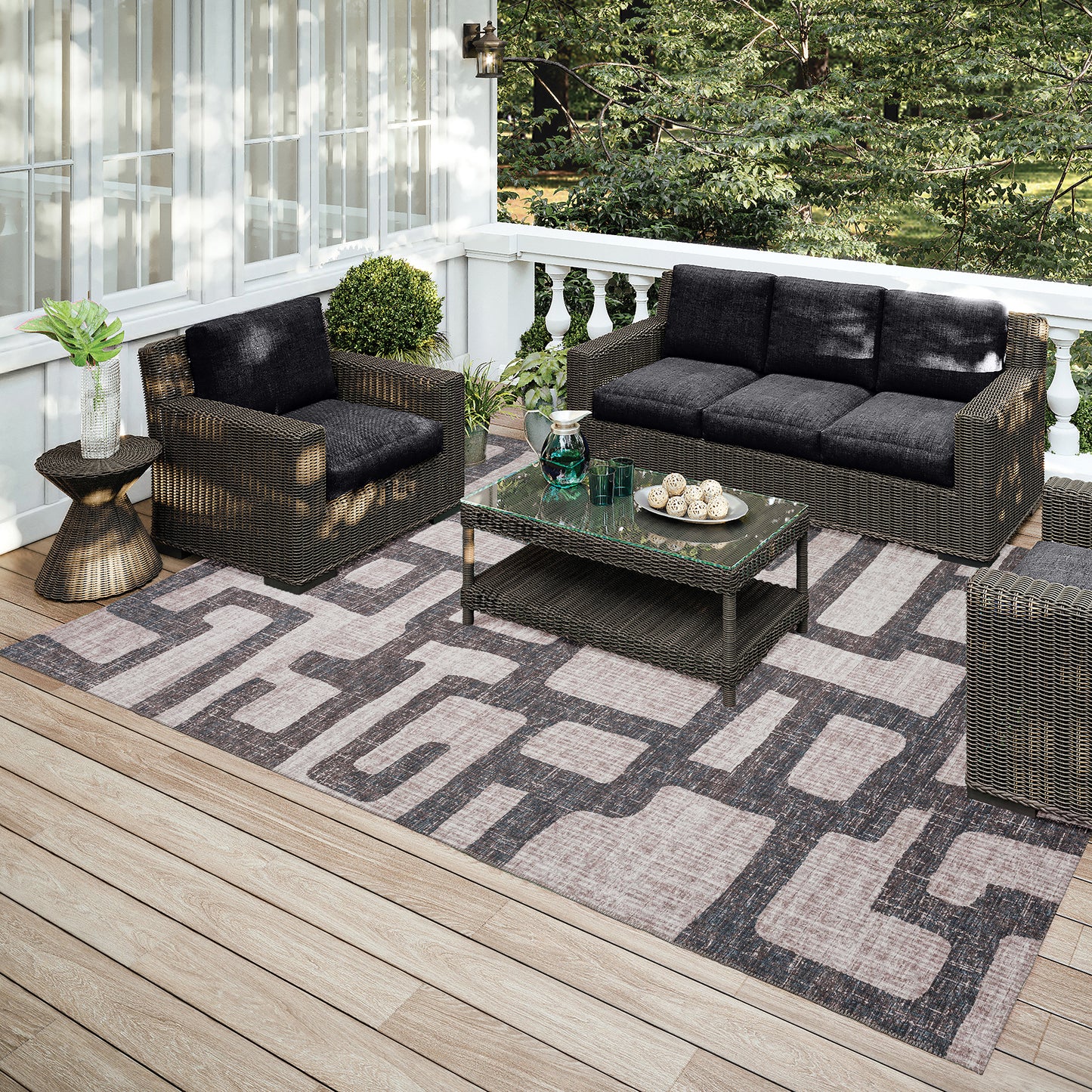 Indoor/Outdoor Sedona SN4 Pebble Washable