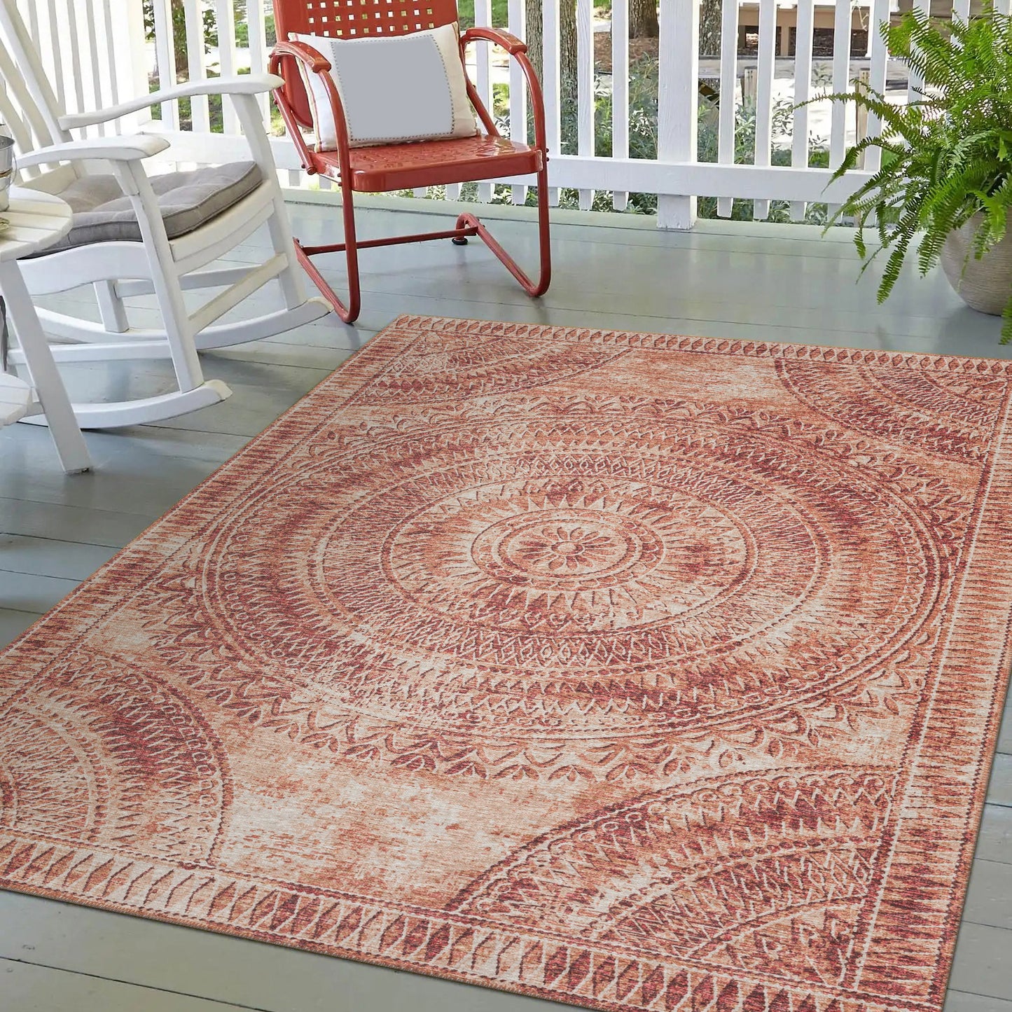 Indoor/Outdoor Sedona SN7 Spice Washable