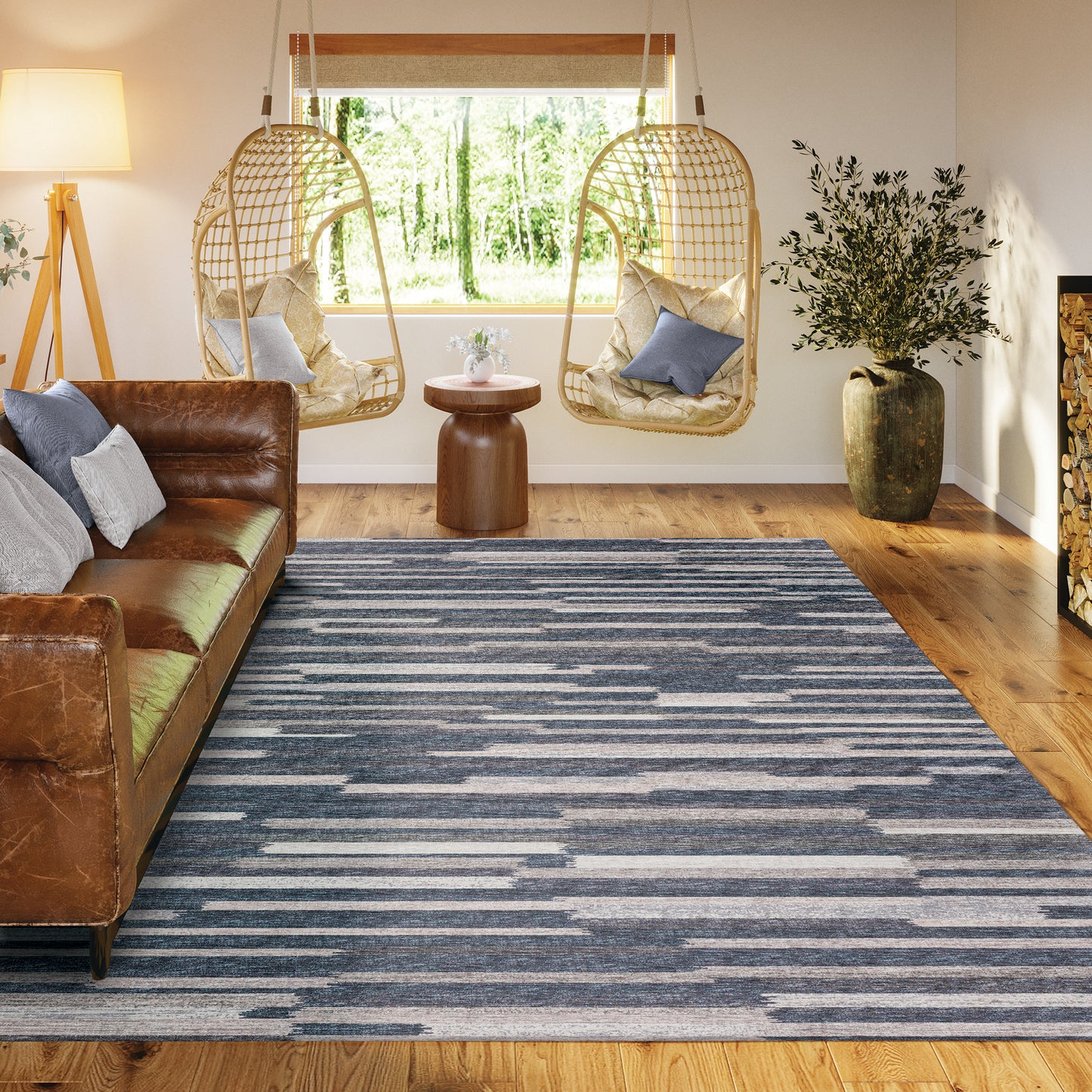 Indoor/Outdoor Sedona SN8 Slate Washable