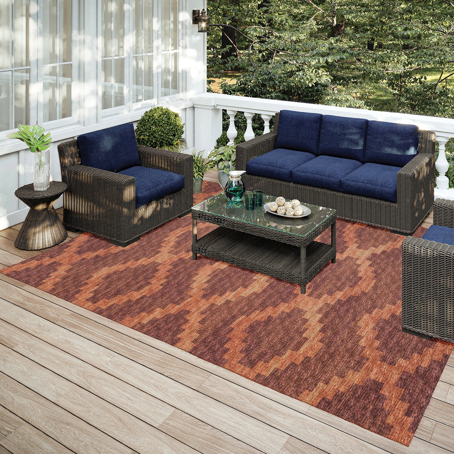 Indoor/Outdoor Sedona SN9 Spice Washable