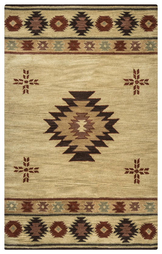 Southwest SU2007 Beige Hand Tufted Rug - Rizzy