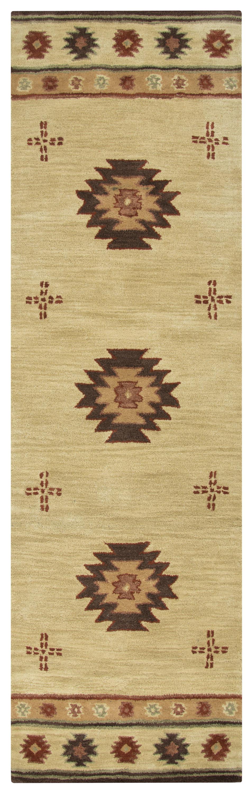 Southwest SU2007 Beige Hand Tufted Rug - Rizzy