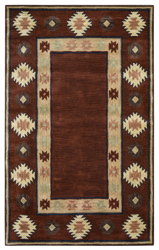 Southwest SU2014 Red Hand Tufted Rug - Rizzy