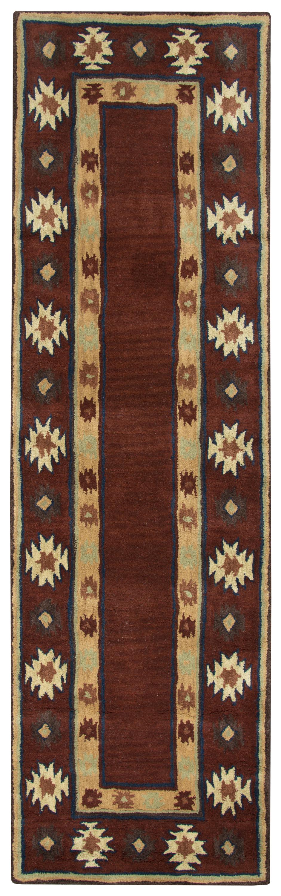 Southwest SU2014 Red Hand Tufted Rug - Rizzy