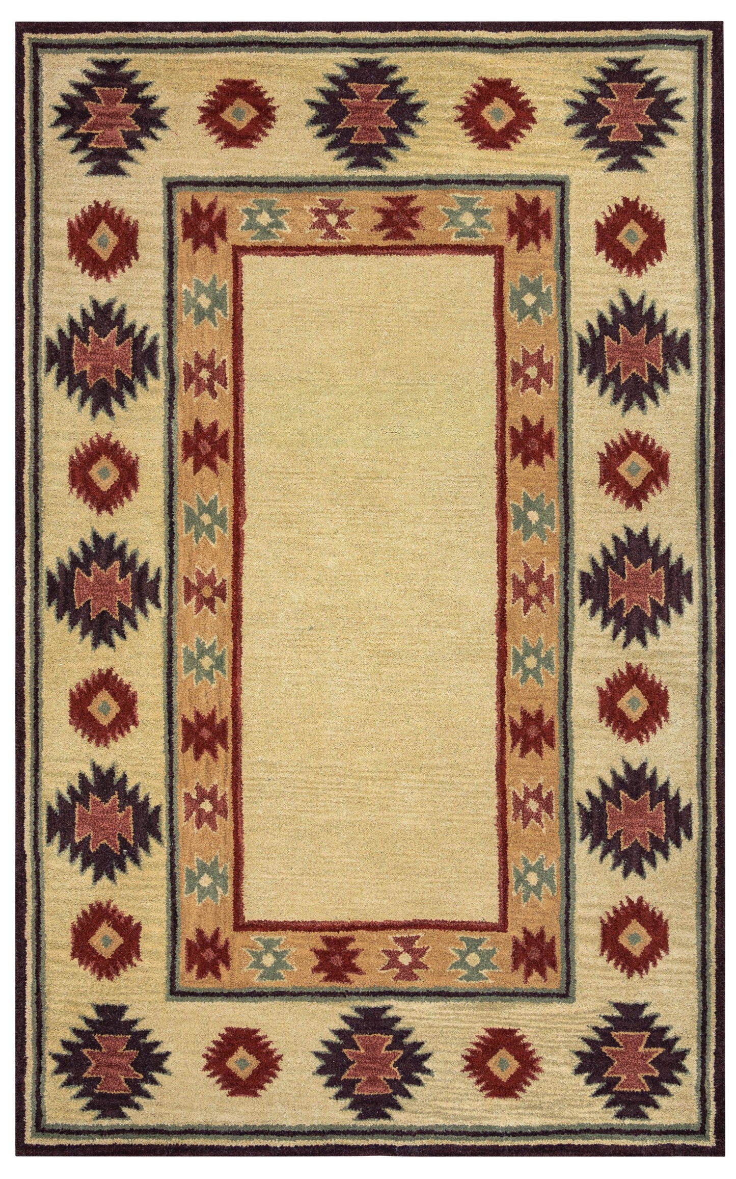 Southwest SU2015 Beige Hand Tufted Rug - Rizzy