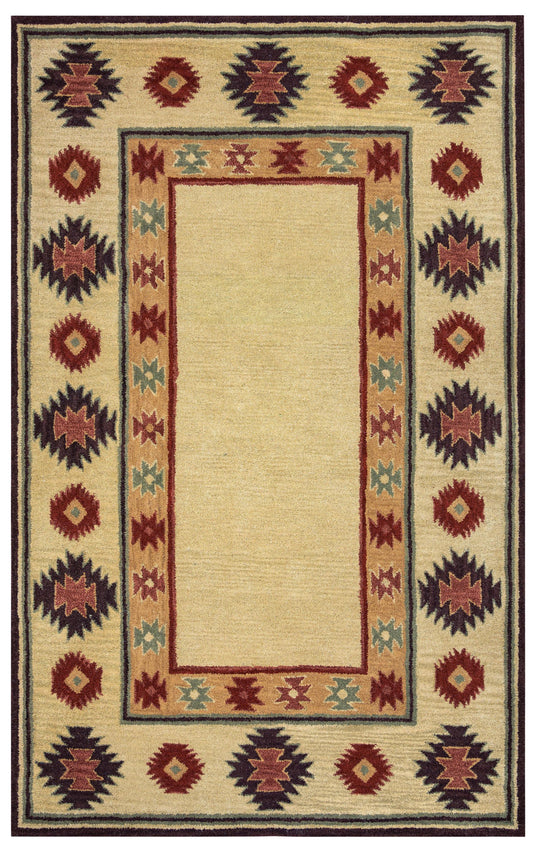 Southwest SU2015 Beige Hand Tufted Rug - Rizzy