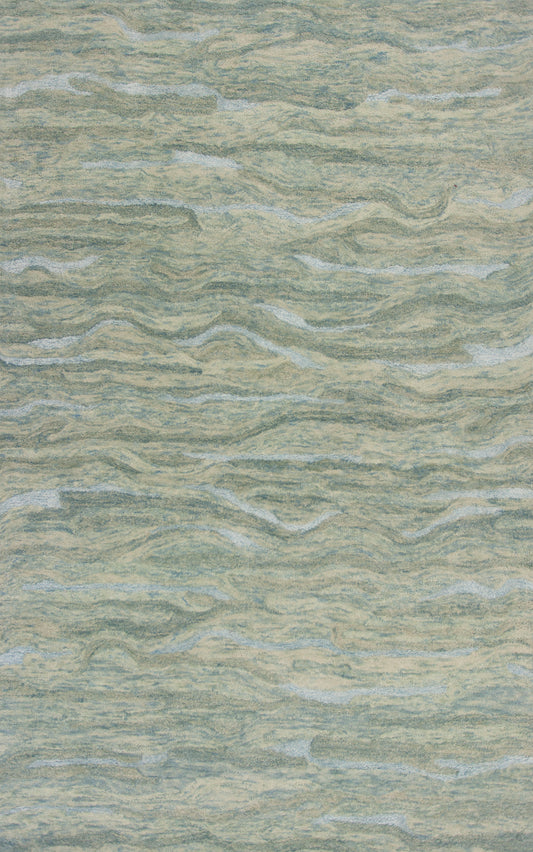 Serenity 1252 Seafoam Breeze Hand Tufted Area Rug - Kas