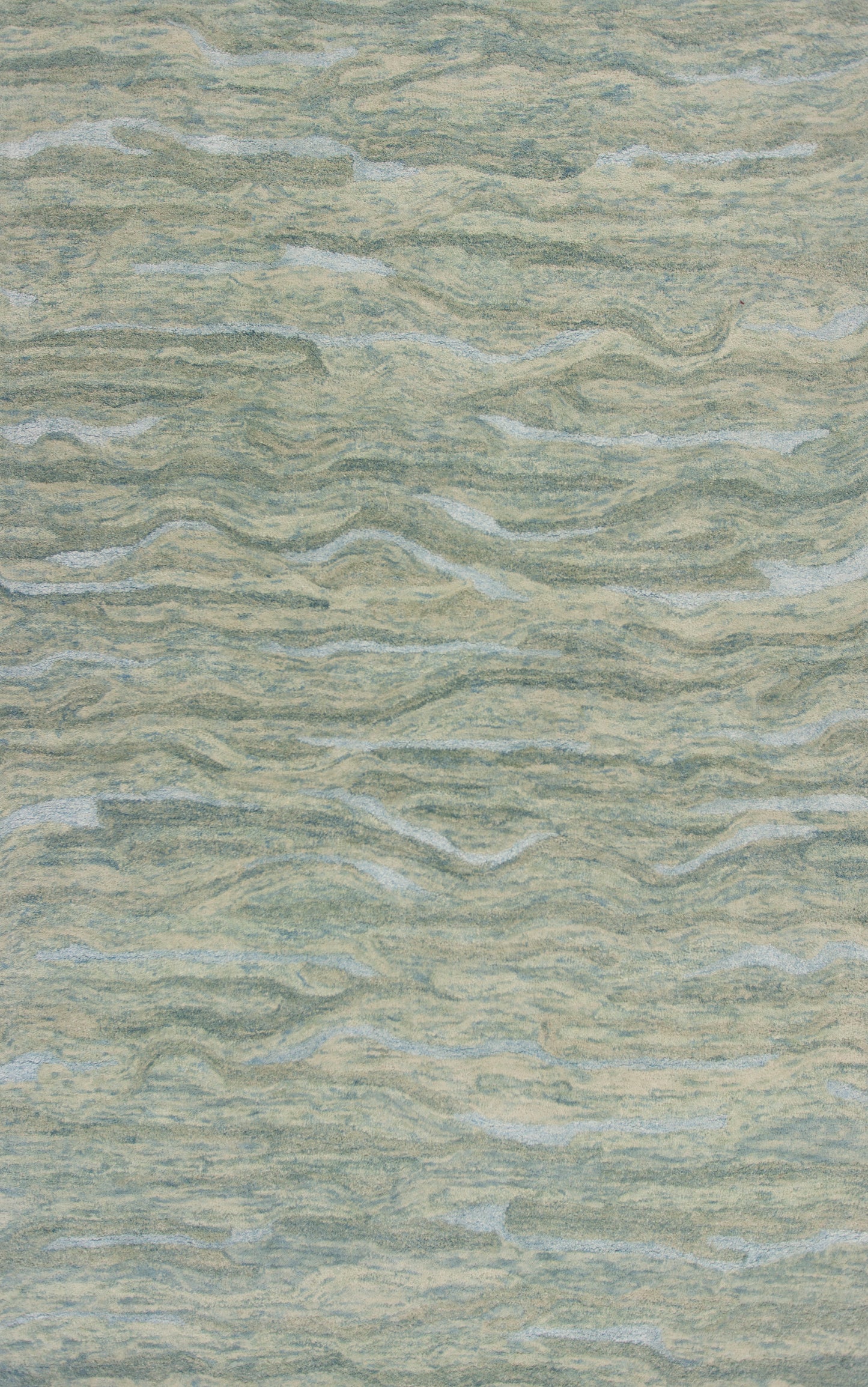 Serenity 1252 Seafoam Breeze Hand Tufted Area Rug - Kas