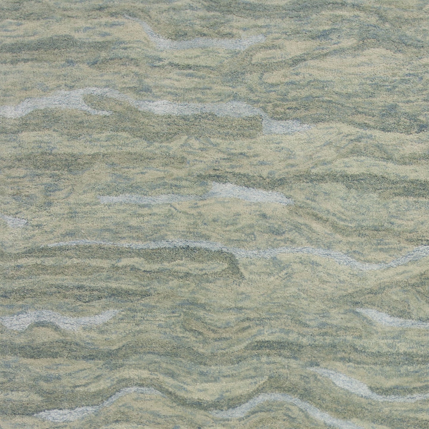 Serenity 1252 Seafoam Breeze Hand Tufted Area Rug - Kas